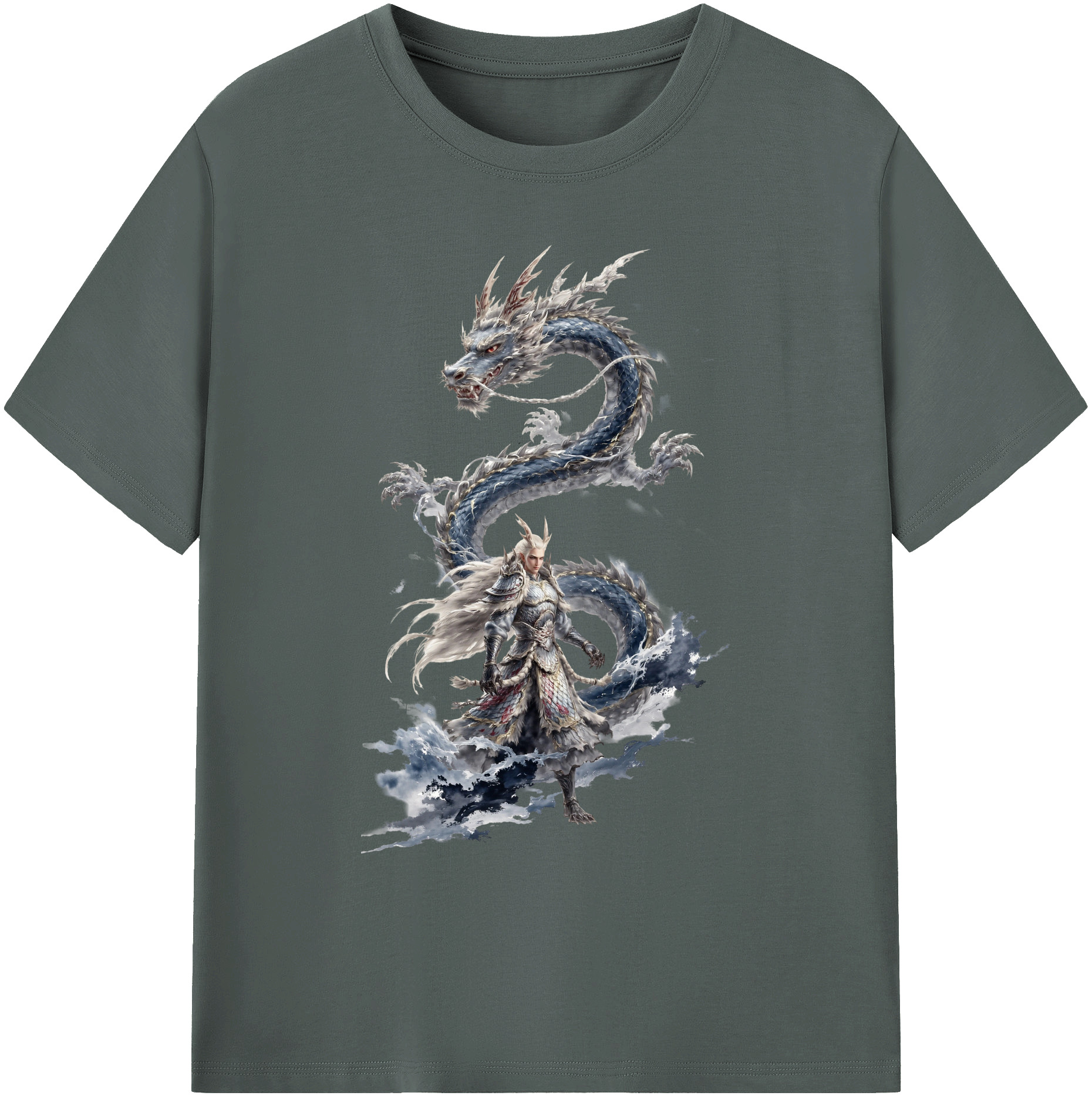 （画像用） Ne Zha 2 ナタ 魔童の大暴れ 綿100％ メンズ半袖Tシャツ｜肌触りやわらか＆通気性